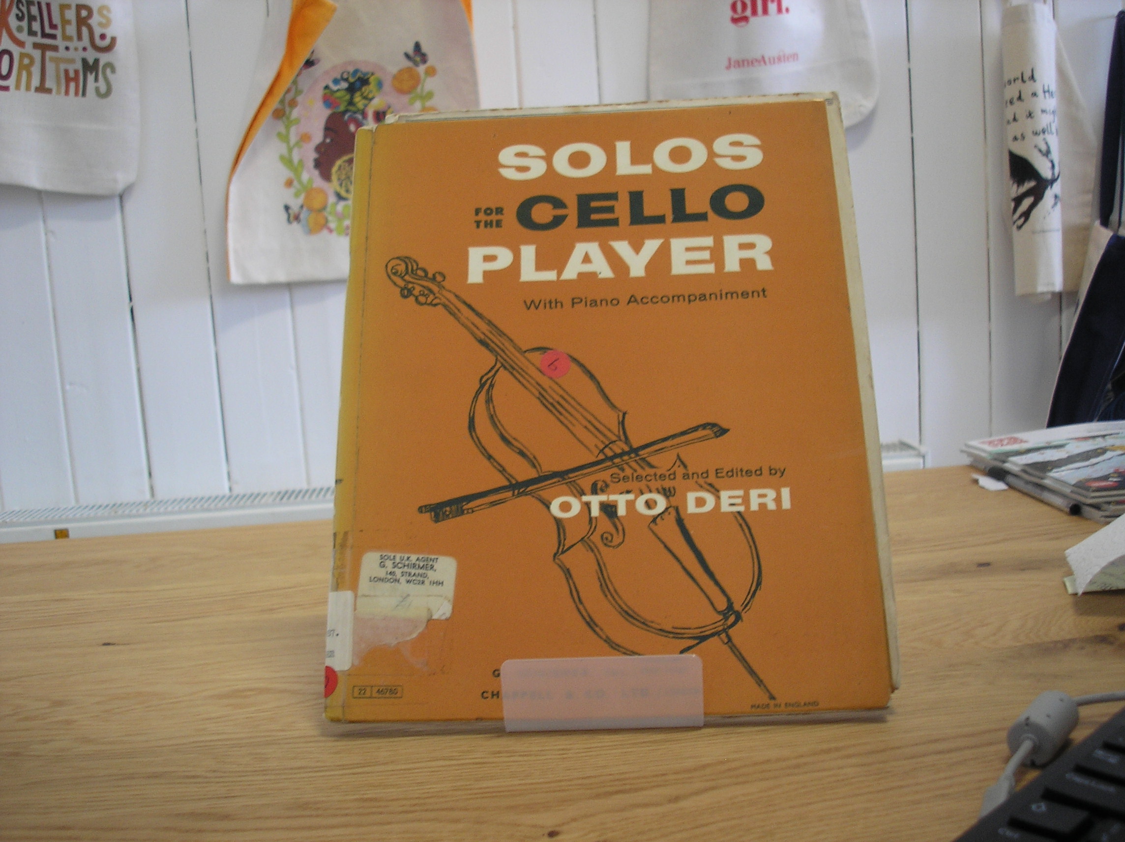 Image 0 of Solos for the Cello Player With Piano Accompaniment