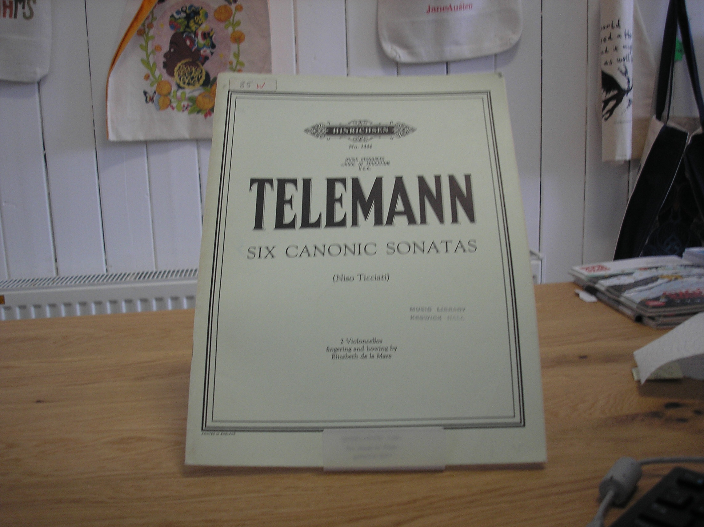 Image 0 of Telemann Six Canonic Sonatas