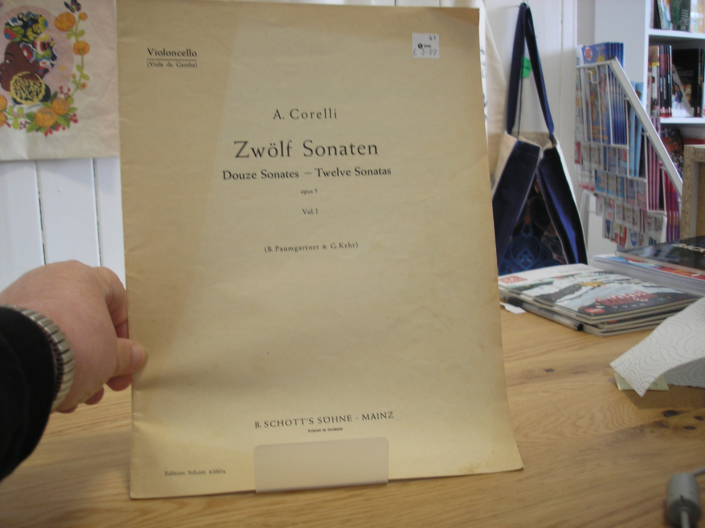 Image 0 of Zwolf Sonaten - Twelve Sonatas opus 5 Vol. I