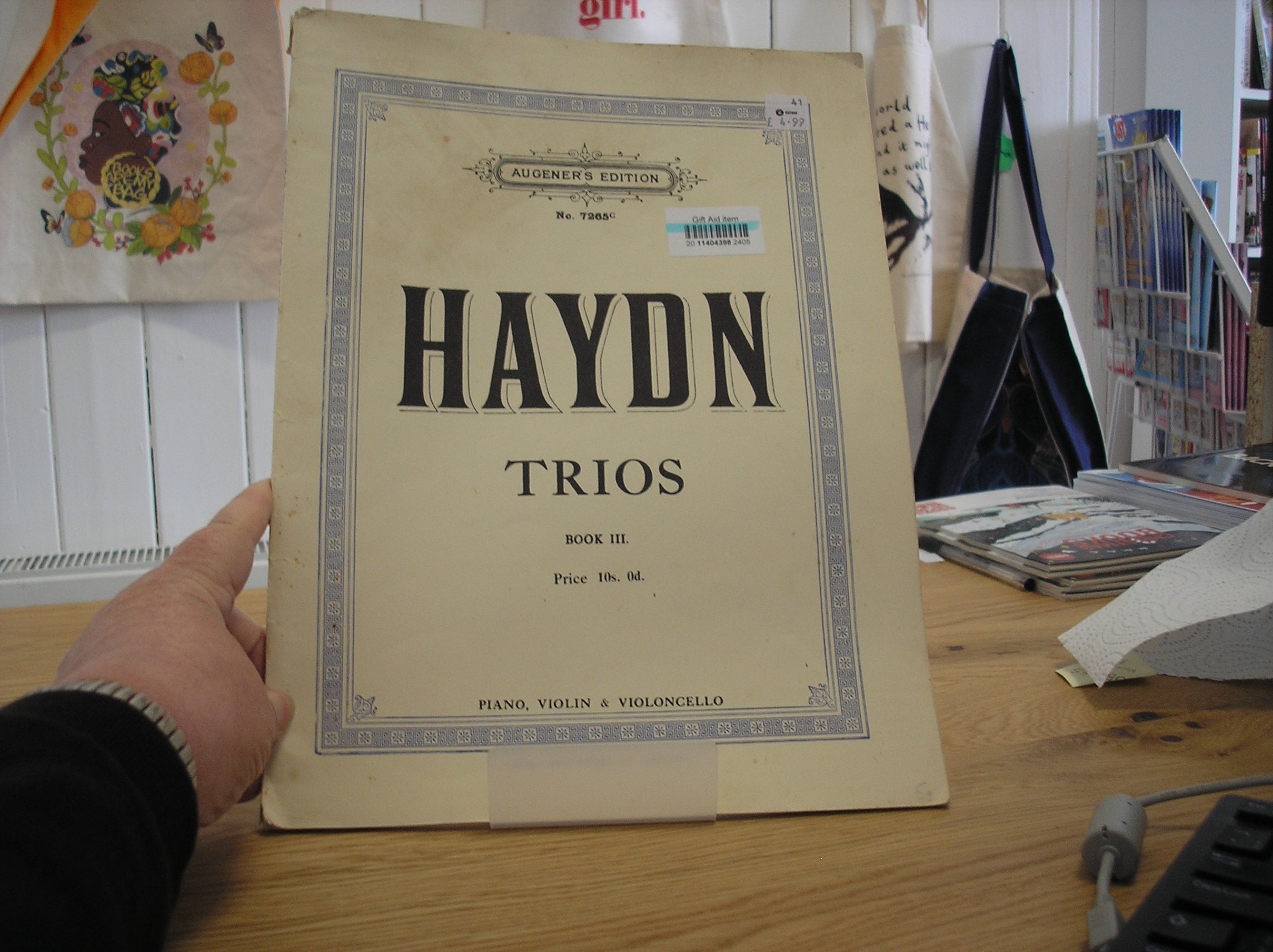 Image 0 of Haydn Trios Book III Piano, Violin & Violoncello