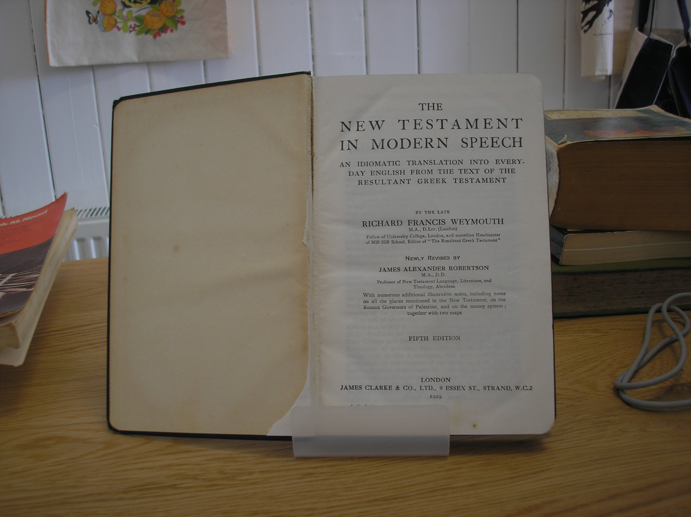 Image 0 of The New Testament In Modern Speech An Idiomatic Translation