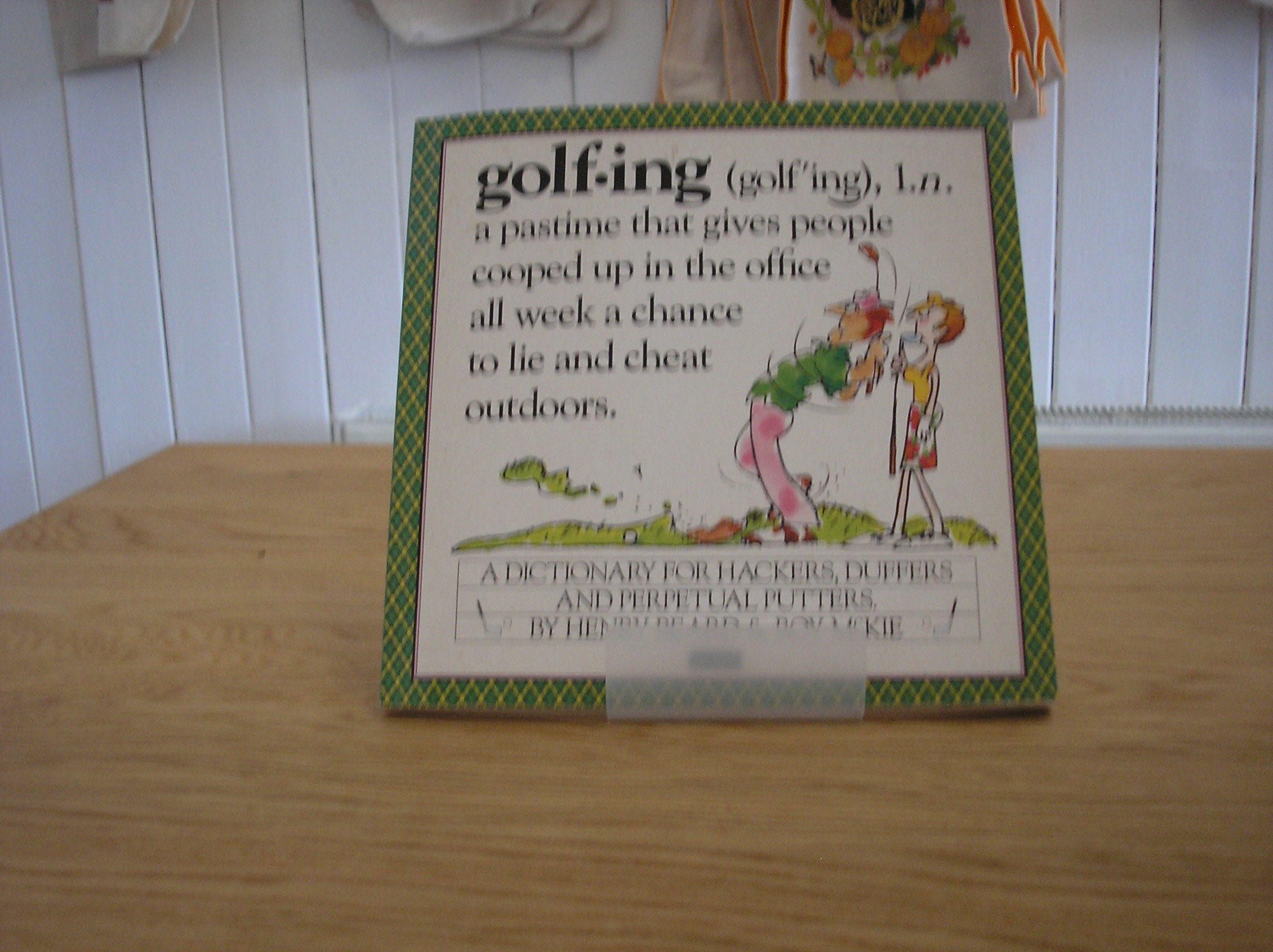 Image 0 of Golfing A Duffer's Dictionary