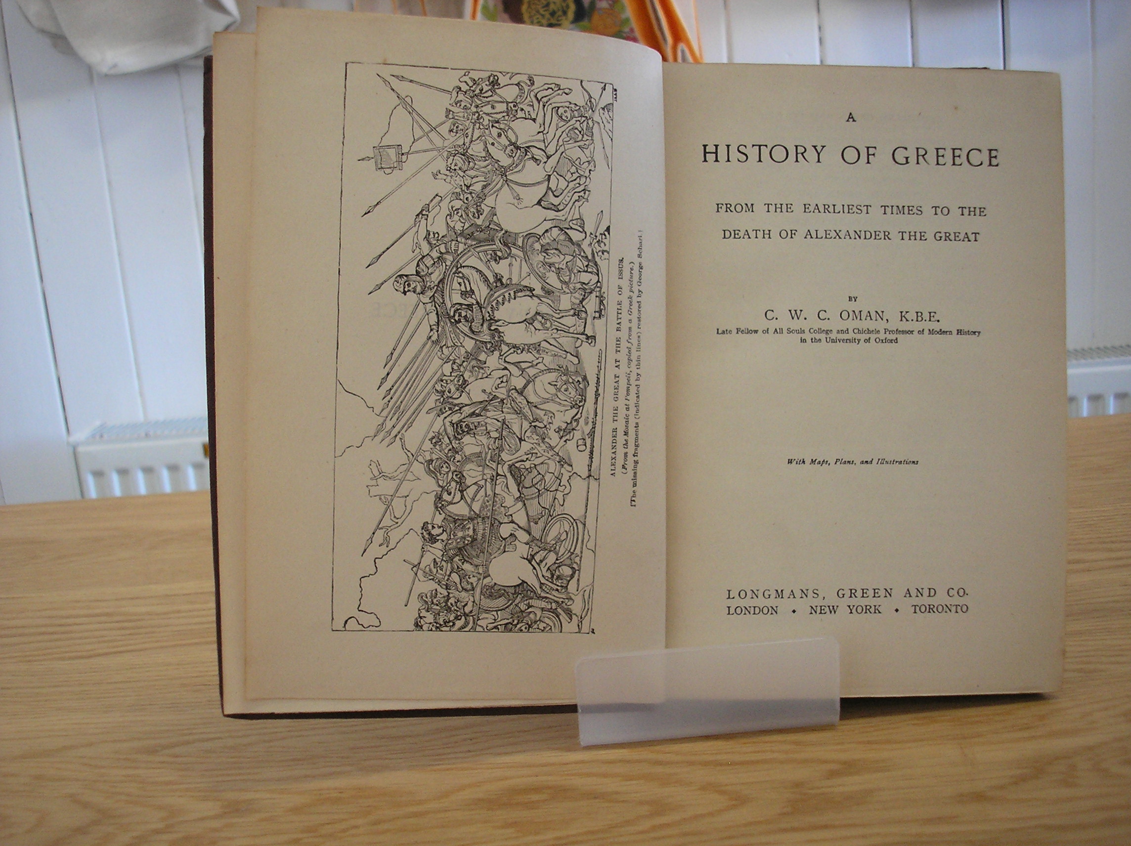 A History of Greece From The Earliest Times To The Death Of Alexander The Great