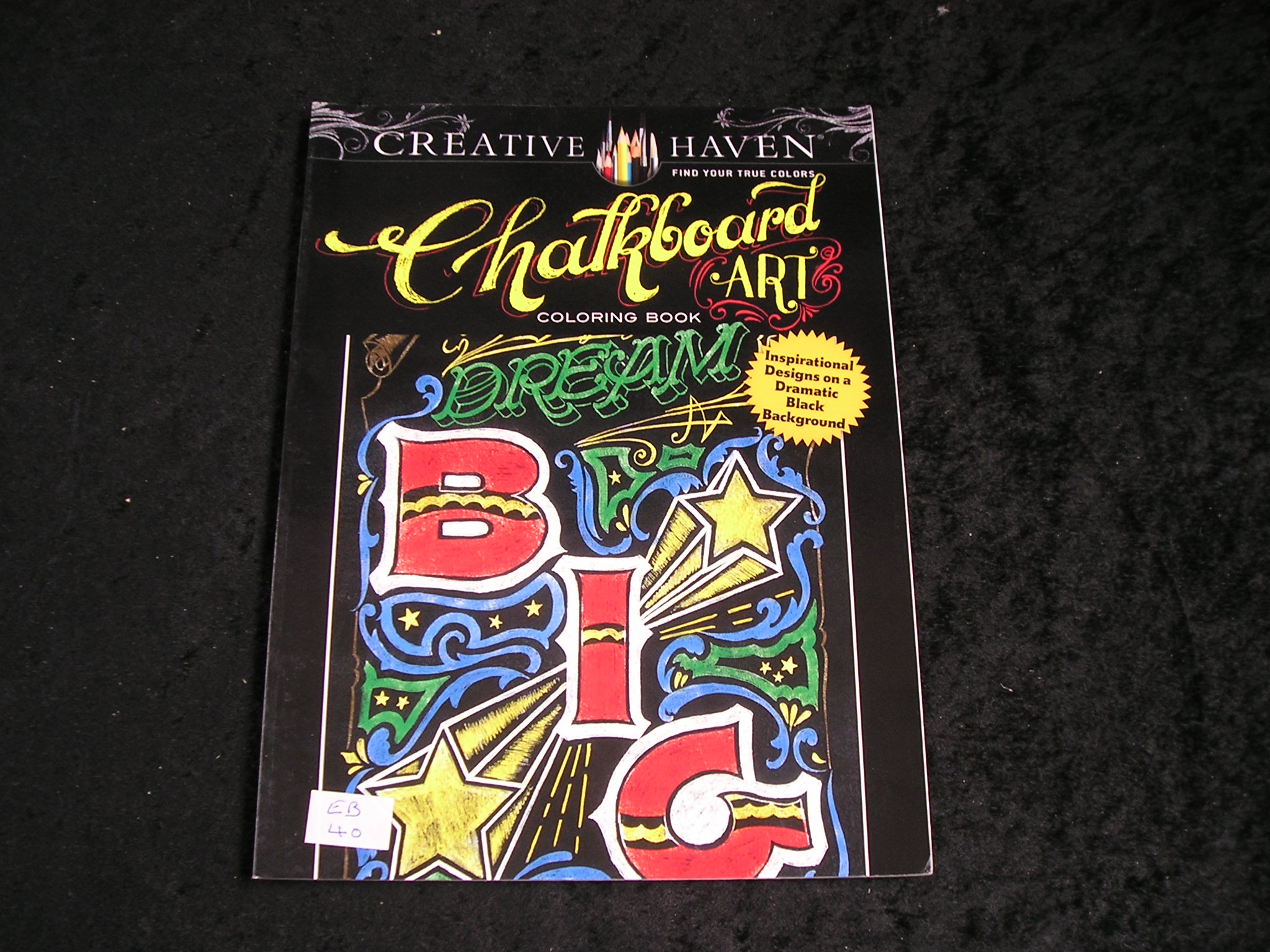 Chalkboard Art Coloring Book