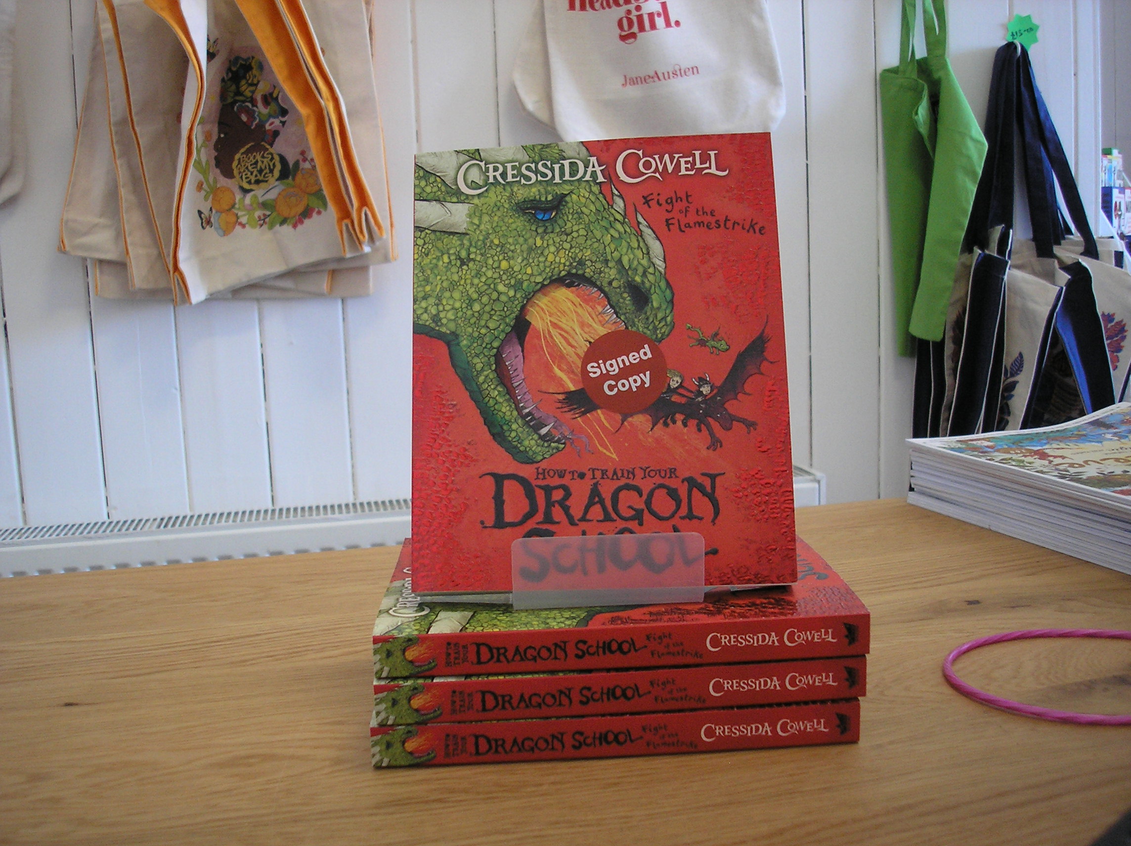 Image 0 of How To Train Your Dragon School Fight of the Flamestrike SIGNED FIRST EDITION